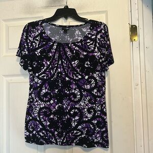 East 5th Purple and Black Top Size Medium